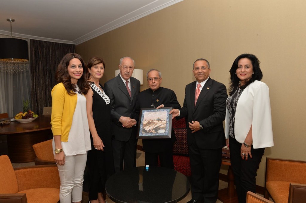 President Pranab Mukherjee too visited The Indian Hospice in Jerusalem. (Photo Courtesy: Facebook/The Indian Hospice)