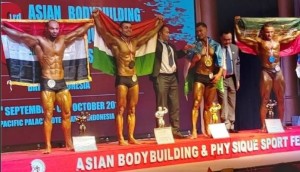 Maj Abdul Quadir Khan of the Corps of Signals won a silver medal at the 53rd Asian Body Building and Physique Sports Championship.